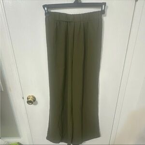 Elegant Olive Women's Straight Leg Pants